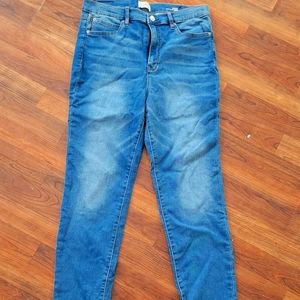 High rise ankle skinny jeans Size 14